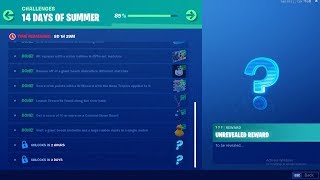 FORTNITE 14 DAYS OF SUMMER DAY 13 CHALLENGE! NEW FREE ITEMS!