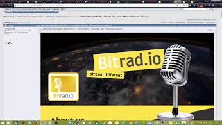 Bitrad.io  зарабатывай криптовалюту BRO на прослушивание радио . Заработок на прослушивании музыки