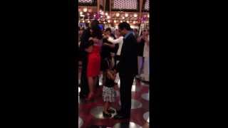 Ria dancing with Daddy