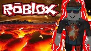 ПОЛ ИЗ ЛАВЫ ROBLOX ПОБЕГ выживание мульт видео для детей выживаем на вулкане новые приключения