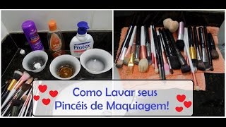 Como Lavar os Pinceis de Maquiagem