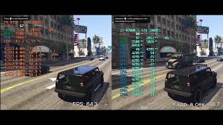 AMD FX8350 vs i7-8700K with GTX 1080ti. Tests in 10 games FullHD 1920x1080