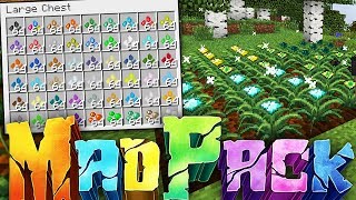 MAGICAL CROPS FARMING - MINECRAFT MAD PACK CHALLENGE SURVIVAL #9 | JeromeASF