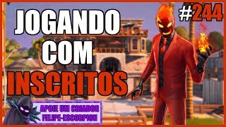Fortnite Jogando Com Inscritos #244
