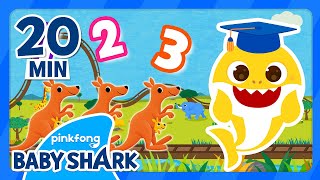 Learn Numbers with Baby Shark and Animals! | +Compilation | Numbers for Kids 