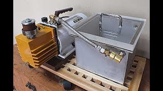 自作真空脱泡機