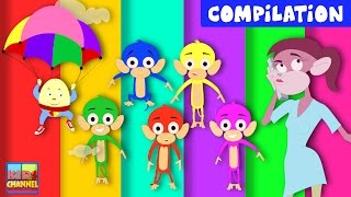 Gummy Bear Finger Family | Incy Wincy | Five Little Monkey | Plus More
