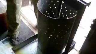 Моя самодельная  терка и пресс для яблок из металлолома. Делаем яблочный сок.  Making Apple juice.
