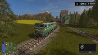 Тепловоз 2ТЭ10М в игре Farming Simulator 17