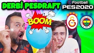 SURATTA BALON PATLATMA CEZALI (GS-FB) DERBİ PES DRAFT | PES 2020 GALATASARAY-FENERBAHÇE
