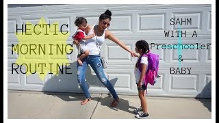 Morning Routine|SAHM W/a Preschooler & Baby!