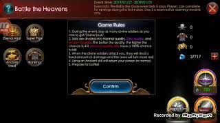 Legacy of discord : spend 35k battle the heavens event