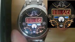NIXIE Steampunk Animated Multicolor INC-LU172DE Watchface for Gear s3 Gear s2
