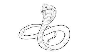 How to Draw a Cobra / Как нарисовать Кобру