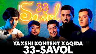 Yaxshi kontent xaqida - 33_savol