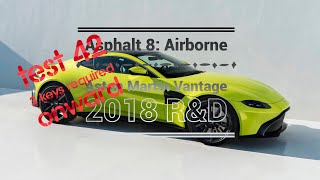 Asphalt 8:  R&D Aston Martin Vantage 2018 - Lab 4 - Test 42