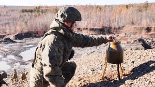 Подрыв грунта военными железнодорожниками ВВО в ходе реконструкции БАМа