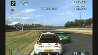 Gran Turismo 4 race at Circuit de la Sarthe II (difficulty level 5)