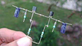 DIY 12V STROBE LIGHT WITH TRANSISTOR BC547
