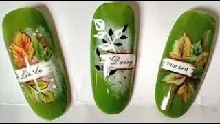 Осенний дизайн ногтей 2019/Китайская роспись ❤Autumn nail design 2019