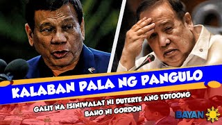 TUNAY NA BAHO NI GORDON , DUTERTE BINANATAN SI GORDON NAGKUKUNWARING KAKAMPI
