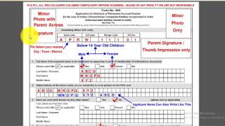 Minor pan form 49A Offline Fillup Kaise kare?