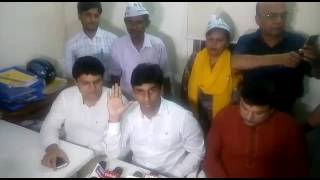 MLA Naresh Yadav ji Media interaction before Surender to Punjab Police Part1 24July2016