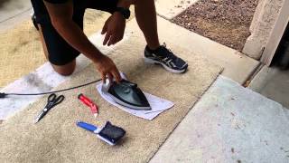 How to repair carpet / fix or repair carpet