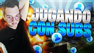 JUGANDO CON SUSCRIPTORES +280 WINS FORTNITE BATTLE ROYALE !! EPISODIO #146