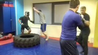 Бокс в фитнес клубе olymp на Оптиков 4