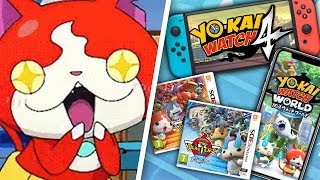 INFO-KAI - PLEIN DE NOUVEAUX JEUX YO-KAI WATCH À VENIR ! YO-KAI WATCH 4, BLASTERS...