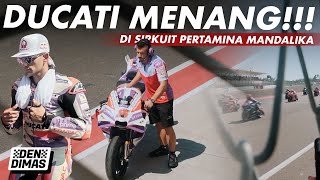 DUCATI MENANG SPRINT RACE DI PERTAMINA MANDALIKA 2023 ‼️