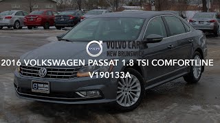 2016 VOLKSWAGEN PASSAT 1.8 TSI COMFORTLINE - V190133A