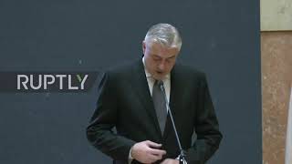 Pres Vucic pays tribute to legendary late Serbian basketball coach Dusan Ivkovic at Belgrade mem...