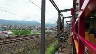 嵯峨野トロッコ列車の車窓から(2012年初夏 ) SAGANO ROMANTIC TRAIN