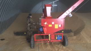 Зернометатель ВАТ А-100Р Первый запуск.