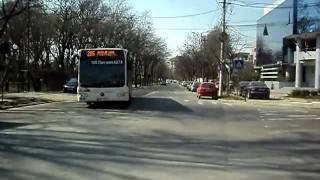 Autobuzul Mercedes Benz Citaro Euro 4 #6296 pe linia 205 intrand pe Bd Ficusului