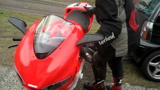 Desmocedici Termignoni Full Titanium 2-1 & 2-1 race system GP7 at Verheul Vroomshoop Holland
