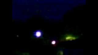Ufo filmed from Santee, Nebraska over Springfield, SD