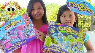 Cra-Z-Sand Space Playset & Cra-Z-Sand Mermaid Playset - Kids' Toys
