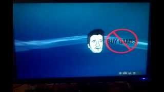Custom Ps3 Boot logo - Drake face *OLD*