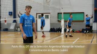 Pablo Rico- DT de Selección Argentina Menor de Vóleibol