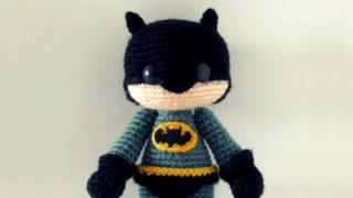 Амигуруми: схема Бэтмен. Игрушки вязаные крючком! Free crochet patterns. Free crochet patterns.