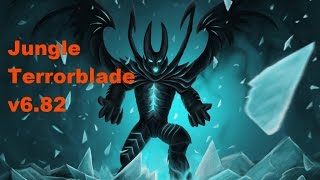 Dota 2 - In-depth Terrorblade Jungle Guide v6.82 (no tower gold + no courier use)