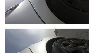 Toyota Yaris Before And After Installing Gecko Coilovers kit Rolling whole cones
