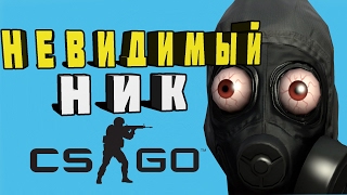 Как сделать невидимый ник в Steam, в CS:GO? Как сделать прозрачным ник в CS:GO(ксго)?