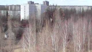 Prypeć - widok z dachu hotelu Polesie