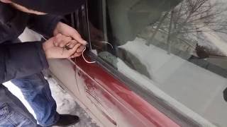 Opel Omega B как открыть машину без ключа за 5 минут
