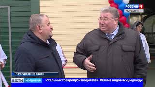 Владимир Волков открыл в Кочкуровском районе новый завод по переработке молока