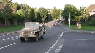 War and Peace Revival 2014 Convoy of Historic Military Vehicles Hythe Kent